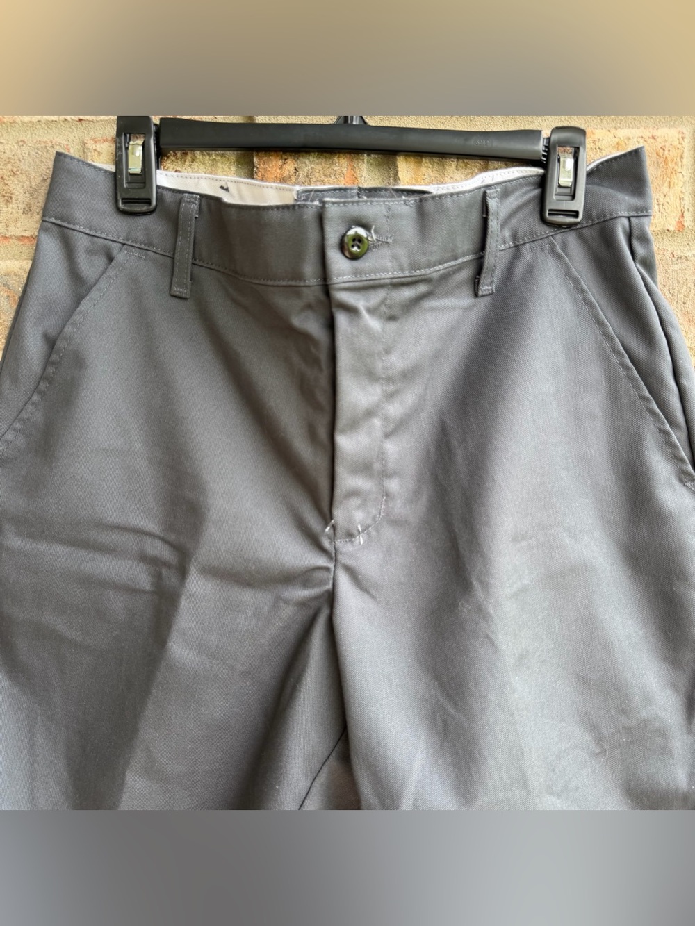 🍒💣 Red Kap grey work style shorts - Picture 2 of 8